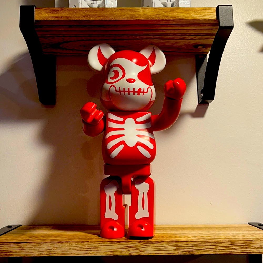 Bearbrick 400% Balzac Atom Rage Vampire Red